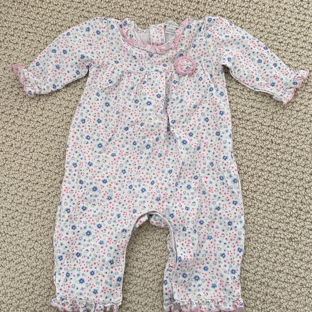 Kissy Kissy Floral Baby Romper